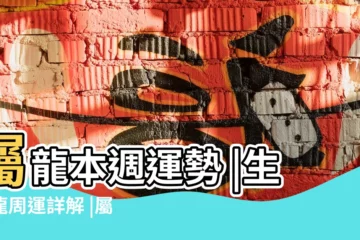 【屬龍人下週運勢運程】屬龍本週運勢 |生肖龍周運詳解 |屬龍一週運勢 |