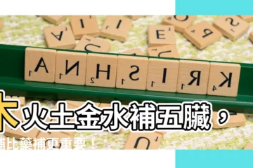【木火土金水 肝心脾肺腎】木火土金水補五臟，食補比藥補更重要！
