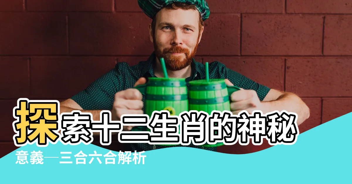 【三合 六合 意思】探索十二生肖的神秘意義─三合六合解析