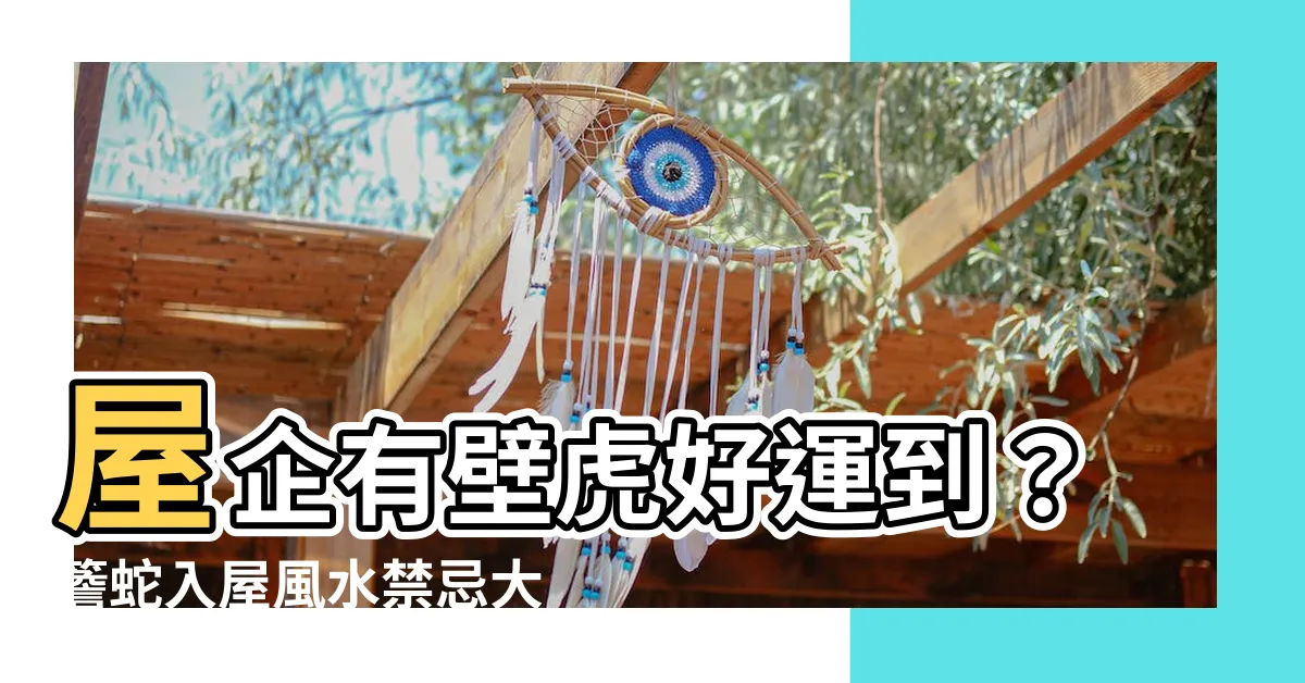 【簷蛇入屋風水】屋企有壁虎好運到？簷蛇入屋風水禁忌大全！