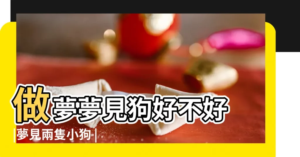 做夢夢見狗好不好 |夢見兩隻小狗 |17種狗狗狀況解夢 |【夢見有人帶兩隻小狗來我店裏】