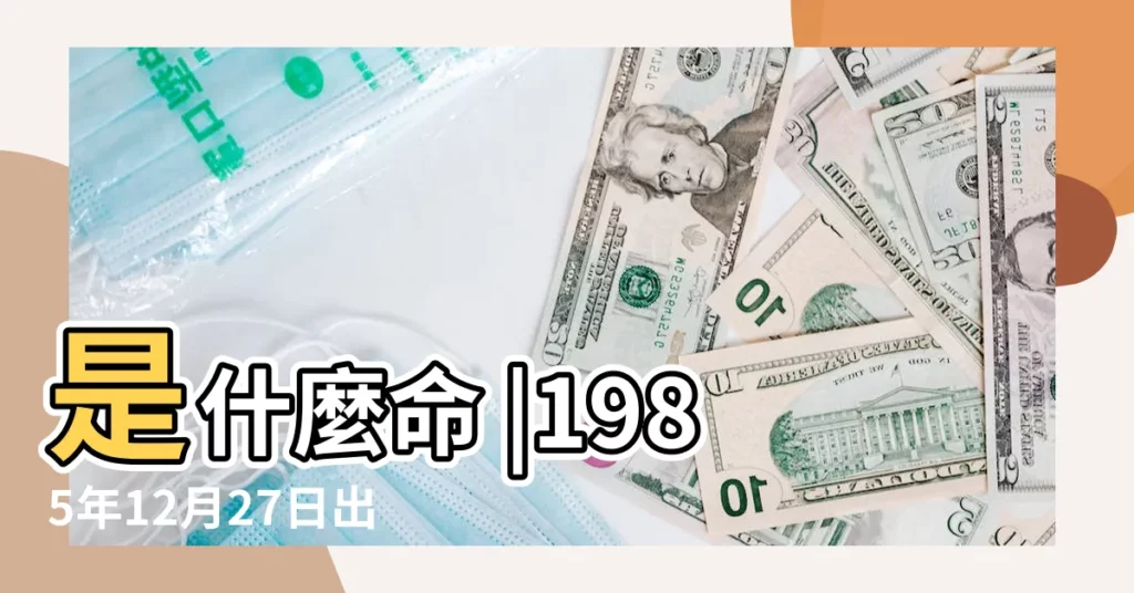 是什麼命 |1985年12月27日出生日期看命運 |1985年12月27日出生時間看命運 |【85年12月27號】