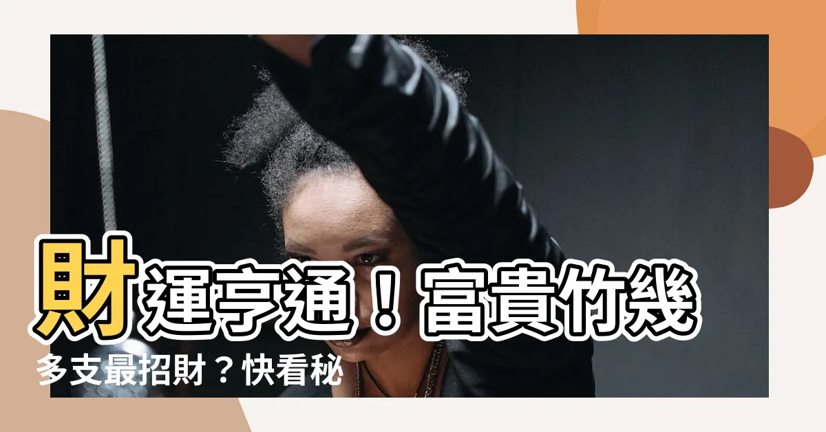 【富貴竹幾多支】財運亨通！富貴竹幾多支最招財？快看秘訣助你運勢飆升
