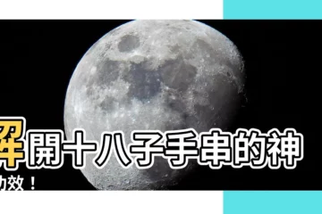 【十八子手串功效】解開十八子手串的神秘功效！