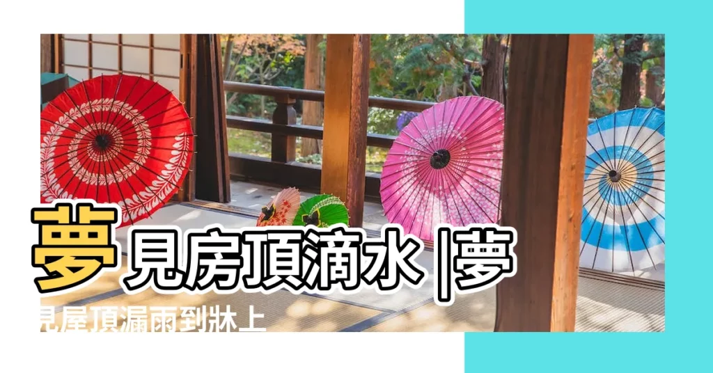 夢見房頂滴水 |夢見屋頂漏雨到牀上 |夢見屋裡進水 |【夢見水從房頂流進卧室】