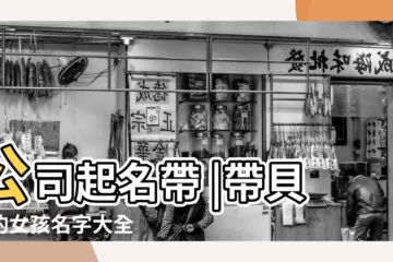 【帶貝的好名字大全集】公司起名帶 |帶貝字的女孩名字大全 |字好聽又招財的公司名字 |