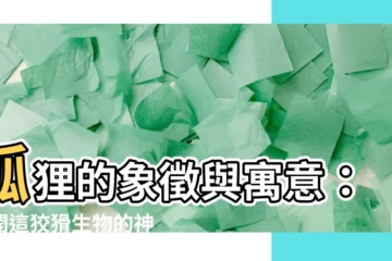 【狐狸 寓意】狐狸的象徵與寓意：揭開這狡猾生物的神秘面紗