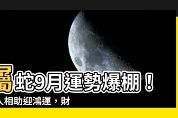 【屬蛇9月運勢】屬蛇9月運勢爆棚！貴人相助迎鴻運，財富自由近在咫尺！