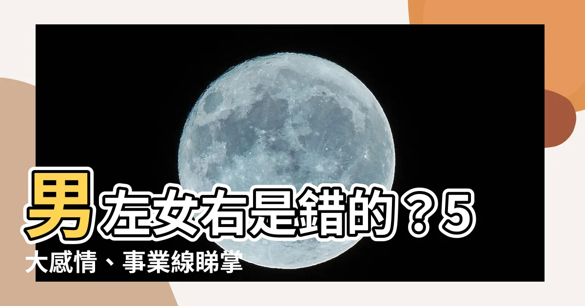 【睇掌相】男左女右是錯的？5大感情、事業線睇掌相最好奇！
