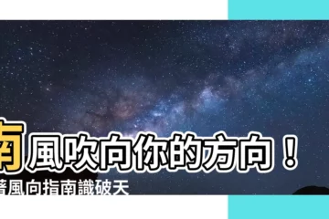 【南風方向】南風吹向你的方向！跟著風向指南識破天氣迷思
