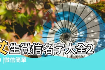 【微信簡單的名字大全女生版】女生微信名字大全2020 |微信簡單的名字大全女生版 |微信名字微信暱稱2022女大全 |