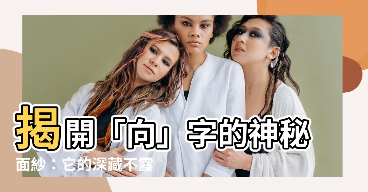 【向意思】揭開「向」字的神秘面紗：它的深藏不露意思讓你意想不到！