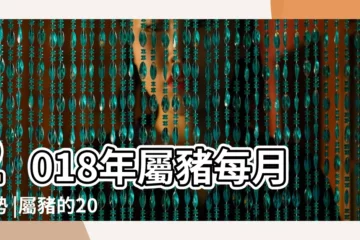 【2018豬運程每月運勢】2018年屬豬每月運勢 |屬豬的2018年運程每月運勢 |第一運程 |