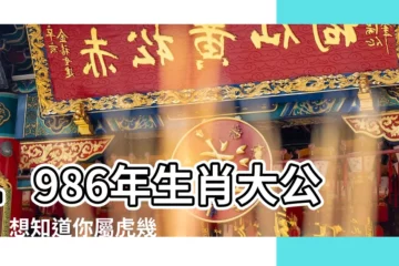 【1986年是什麼年】1986年生肖大公開！想知道你屬虎幾歲嗎？