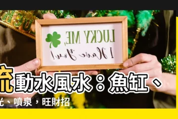 【流動水 風水】流動水風水：魚缸、燈光、噴泉，旺財招運的擺設秘訣