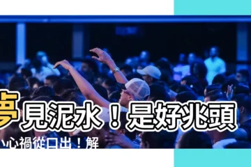 【夢見泥水】夢見泥水！是好兆頭？小心禍從口出！解析你夢中的泥水暗示