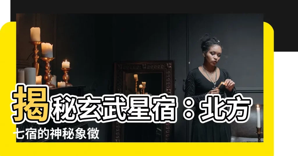 【玄武星宿】揭秘玄武星宿：北方七宿的神秘象徵