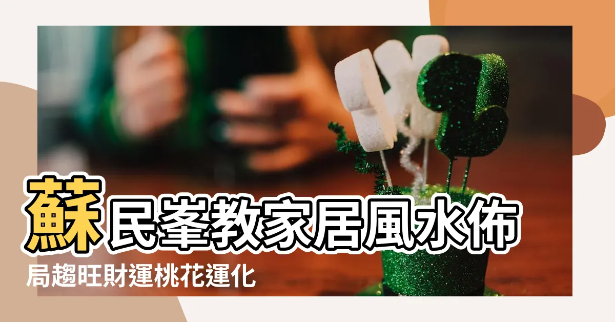 【蘇民峯 2024 風水佈局】蘇民峯教家居風水佈局趨旺財運桃花運化病 |請開啟字幕 |蘇民峯2024年龍年風水佈局 |