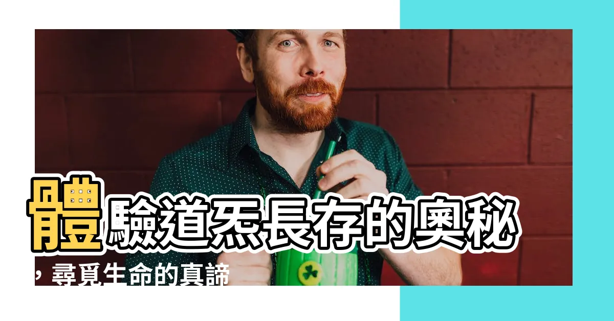 【道炁長存】體驗道炁長存的奧秘，尋覓生命的真諦