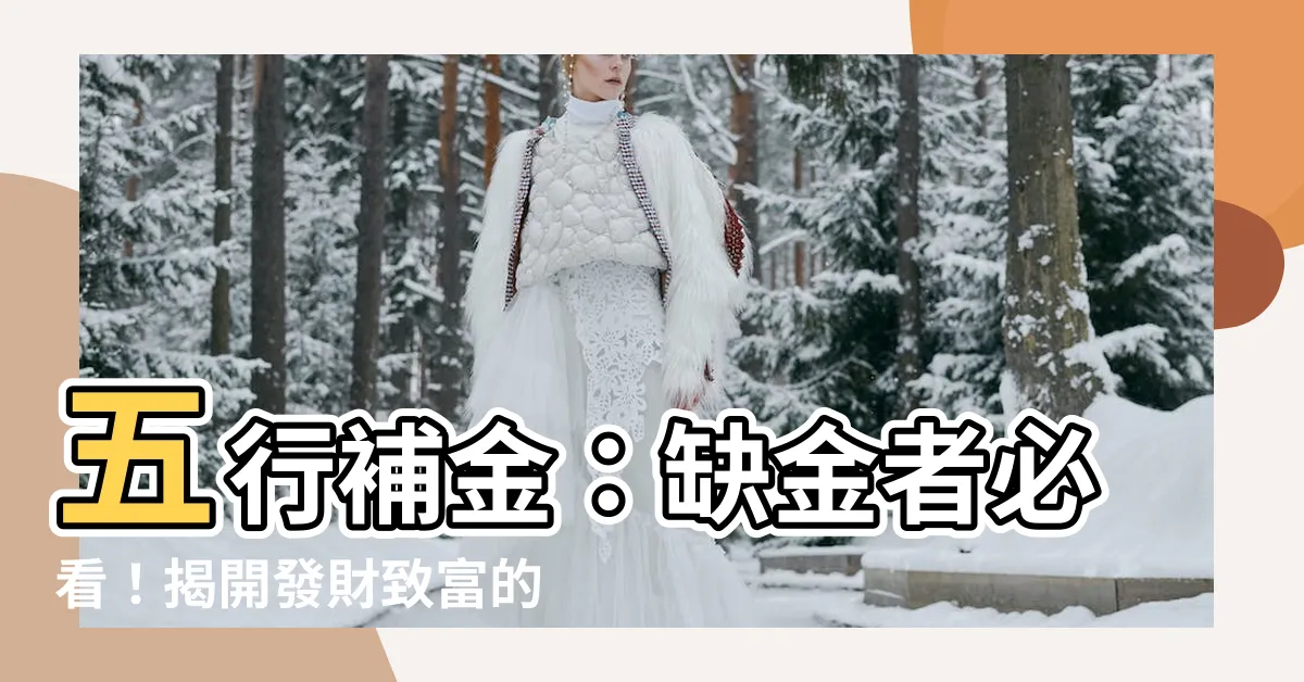 【五行補金】五行補金：缺金者必看！揭開發財致富的秘密