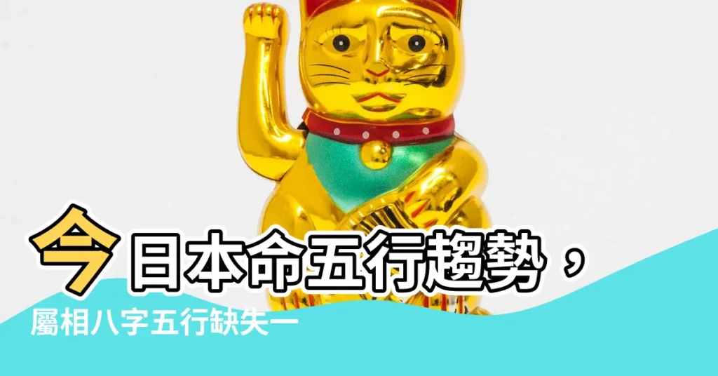 【今日五行屬什麼】今日本命五行趨勢，屬相八字五行缺失一次掌握！