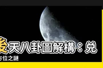 【兑卦方位】後天八卦圖解構：兑卦方位之謎