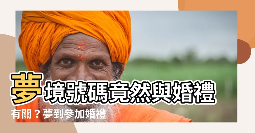【夢到參加婚禮號碼】夢境號碼竟然與婚禮有關？夢到參加婚禮的關鍵號碼大公開！