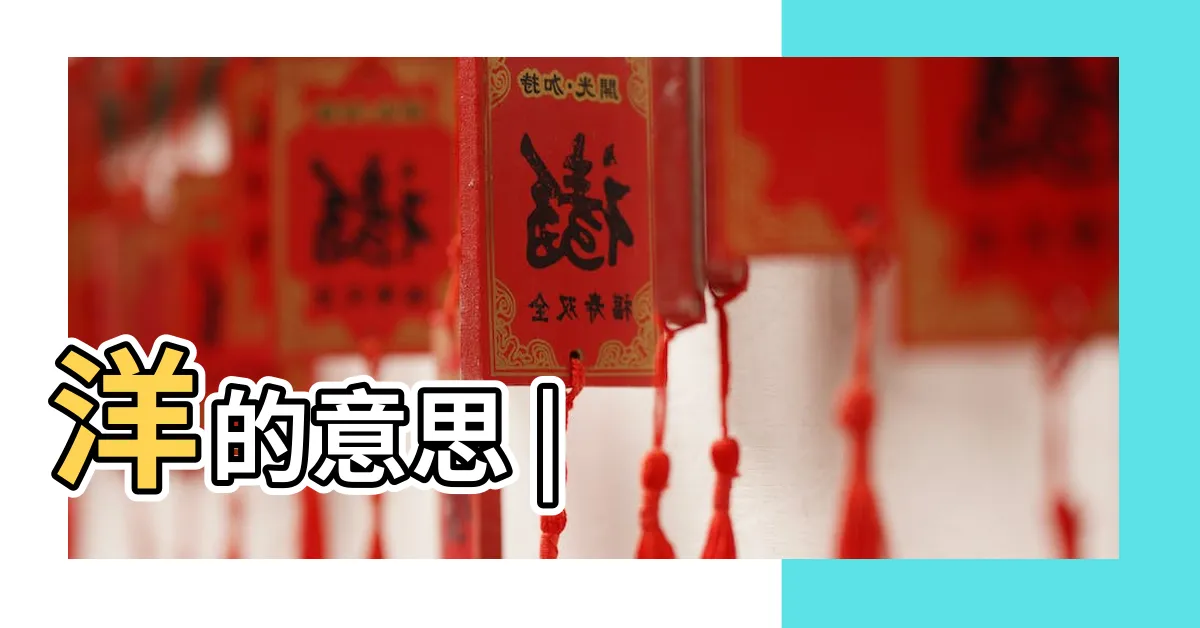 【洋意思】洋的意思 |