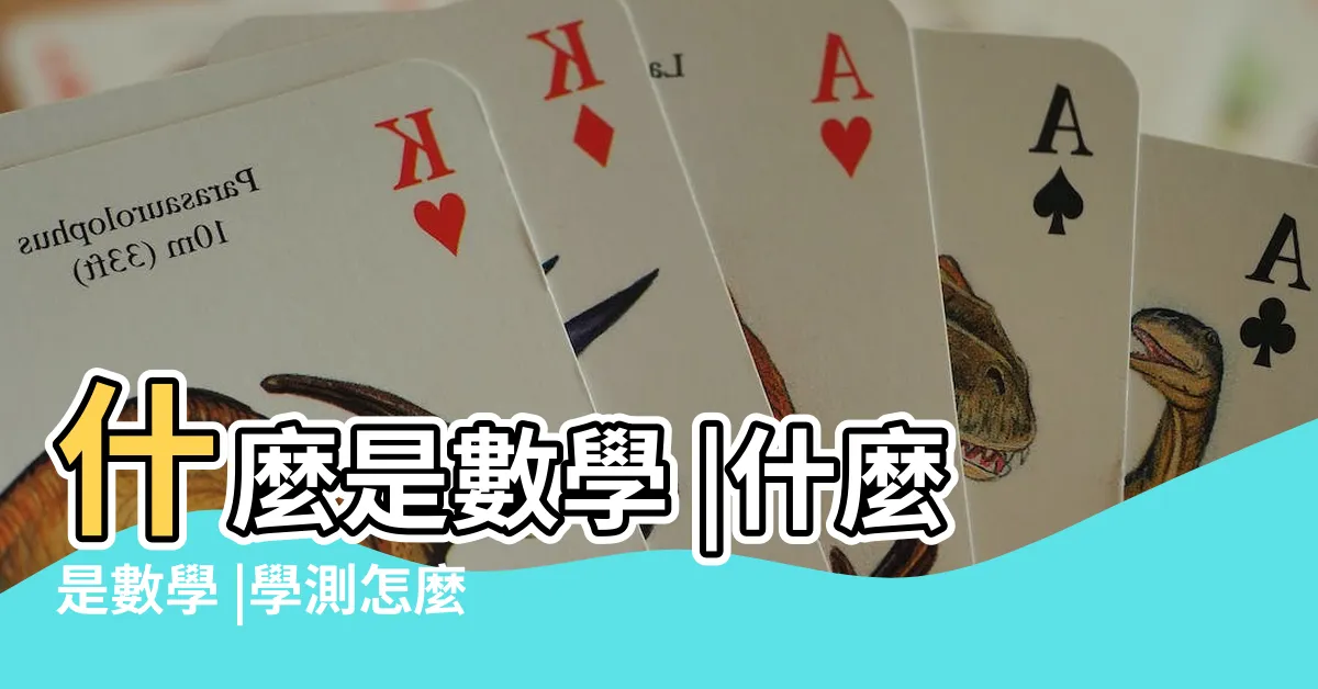【什麼是數學】什麼是數學 |什麼是數學 |學測怎麼辦 |
