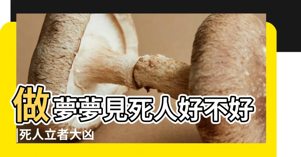 做夢夢見死人好不好 |死人立者大凶 |死人入懷命終 |【夢見死人立者】