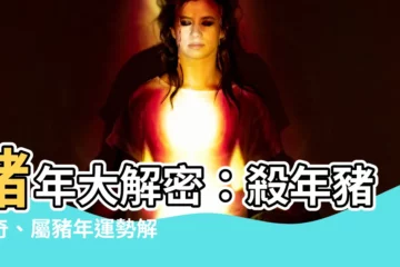 【年豬】豬年大解密：殺年豬傳奇、屬豬年運勢解析