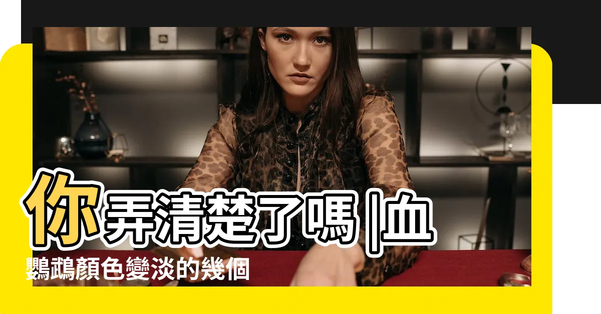 【血鸚鵡顏色】你弄清楚了嗎 |血鸚鵡顏色變淡的幾個原因 |專家揭秘 |