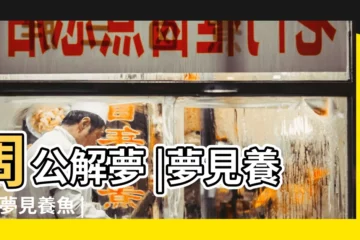 【周公解夢夢見養小魚】周公解夢 |夢見養魚 |夢見養魚 |
