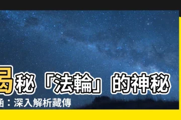 【法輪意思】揭秘「法輪」的神秘意涵：深入解析藏傳佛教的至高法寶