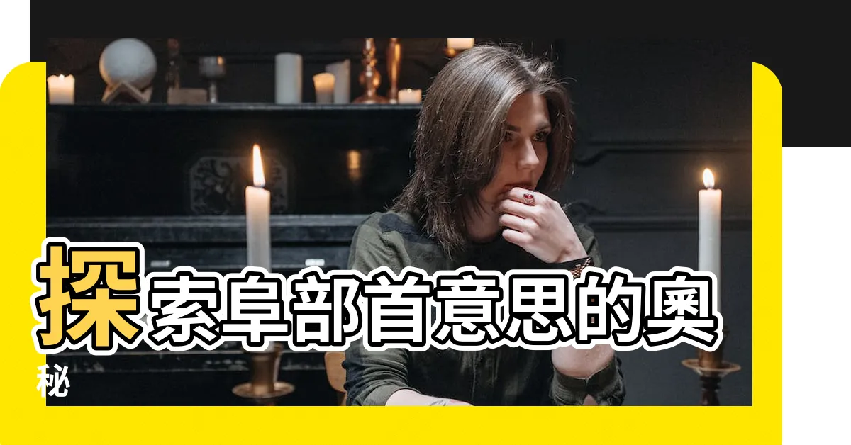 【阜部首意思】探索阜部首意思的奧秘
