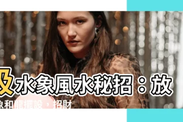 【吸水象風水】吸水象風水秘招：放大象和龍擺設，招財又旺運！