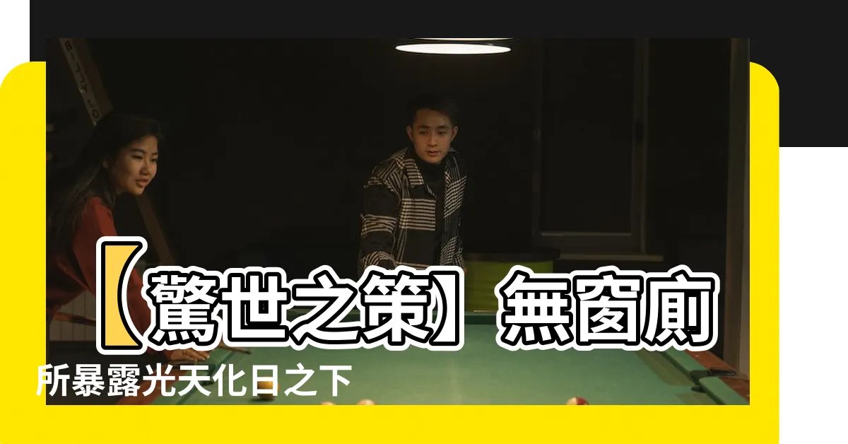 【廁所沒有窗户怎麼辦】【驚世之策】無窗廁所暴露光天化日之下？6招降服天公怒火！
