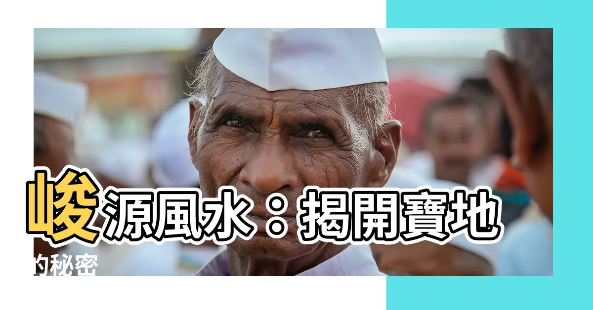 【峻源風水】峻源風水：揭開寶地的秘密