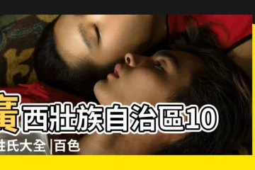【百家姓在廣西】廣西壯族自治區10大姓氏大全 |百色兩地排名 |排名變了 |