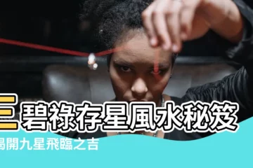 【三碧祿存星】三碧祿存星風水秘笈：揭開九星飛臨之吉凶玄機