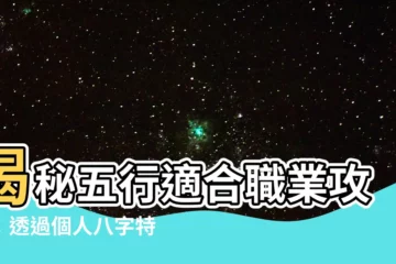 【五行適合職業】揭秘五行適合職業攻略：透過個人八字特質，打造理想事業！