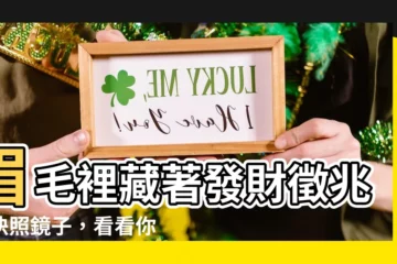 【眉毛裡長痘痘】眉毛裡藏著發財徵兆！快照鏡子，看看你是否即將大富大貴！
