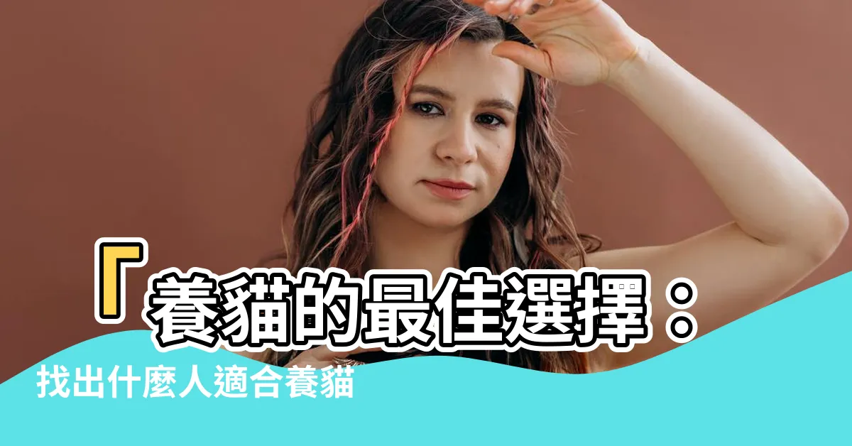【什麼人適合養貓】「養貓的最佳選擇：找出什麼人適合養貓」