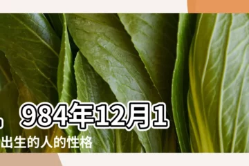 【1984年出生12出生的人】1984年12月12日出生的人的性格命運 |1984年4月12日出生的人命好嗎 |1984年12月12日出生日期看命運 |