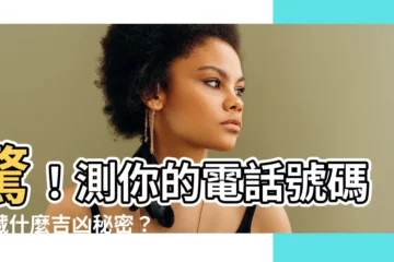 【測電話號碼】驚！測你的電話號碼隱藏什麼吉凶秘密？