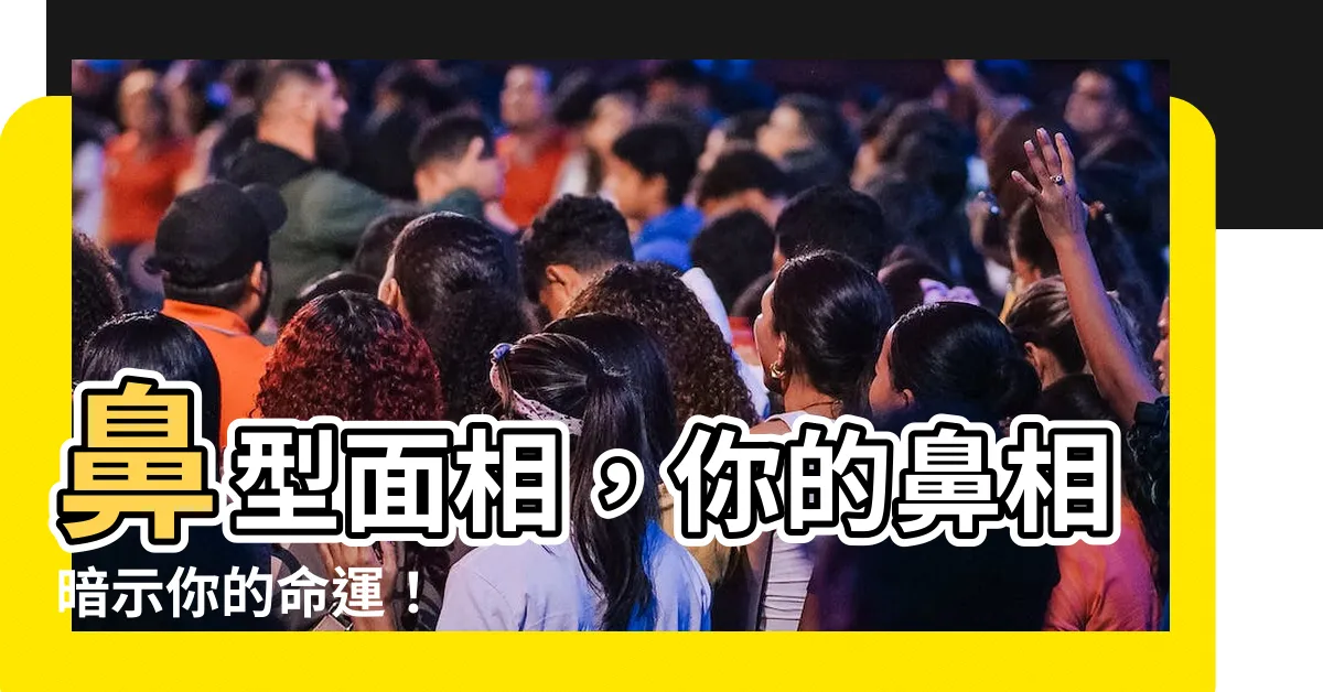【鼻 面相】鼻型面相，你的鼻相暗示你的命運！