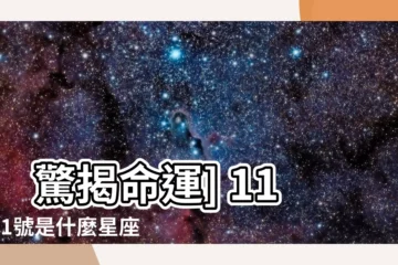 【11月11號是什麼星座】[驚揭命運] 11月11號是什麼星座？揭曉天蠍座的神秘特質！