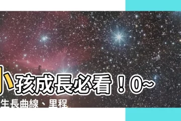 【小孩成長】小孩成長必看！0~3歲生長曲線、里程碑全攻略＋育兒小叮嚀