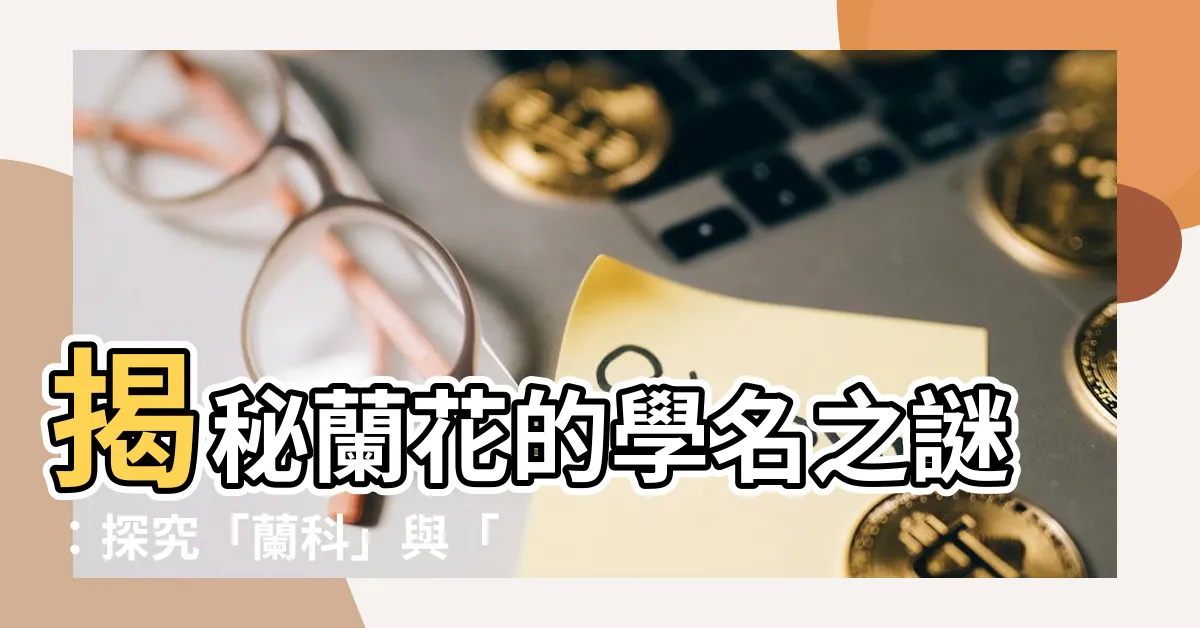 【蘭花學名】揭秘蘭花的學名之謎：探究「蘭科」與「蘭花」的淵源