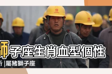 【屬豬獅子男2018】獅子座生肖血型個性分析 |屬豬獅子座男生的性格特點 |四種血型 |
